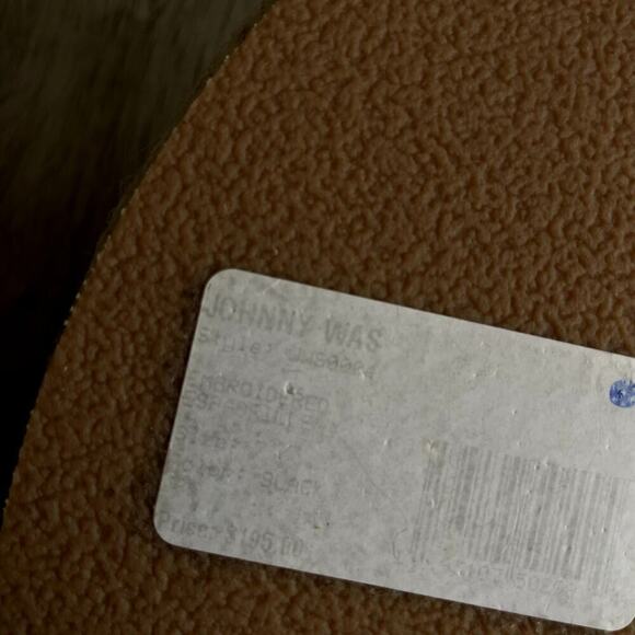 NWT Johnny Was Embroidered Espadrille Floral Black Women's 7​​​ - Picture 3 of 4